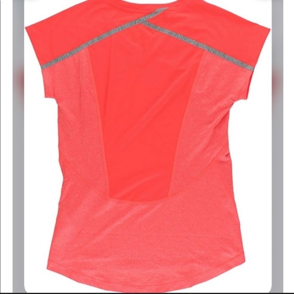 The North Face | Florescent Orange Tee Shirt Sleeves Mountain Athletics Medium - Picture 4 of 13